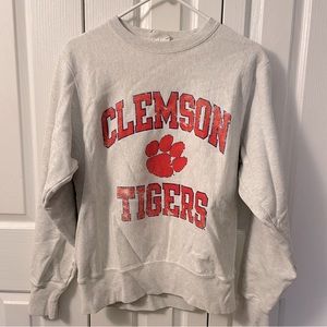 Clemson gray sweatshirt